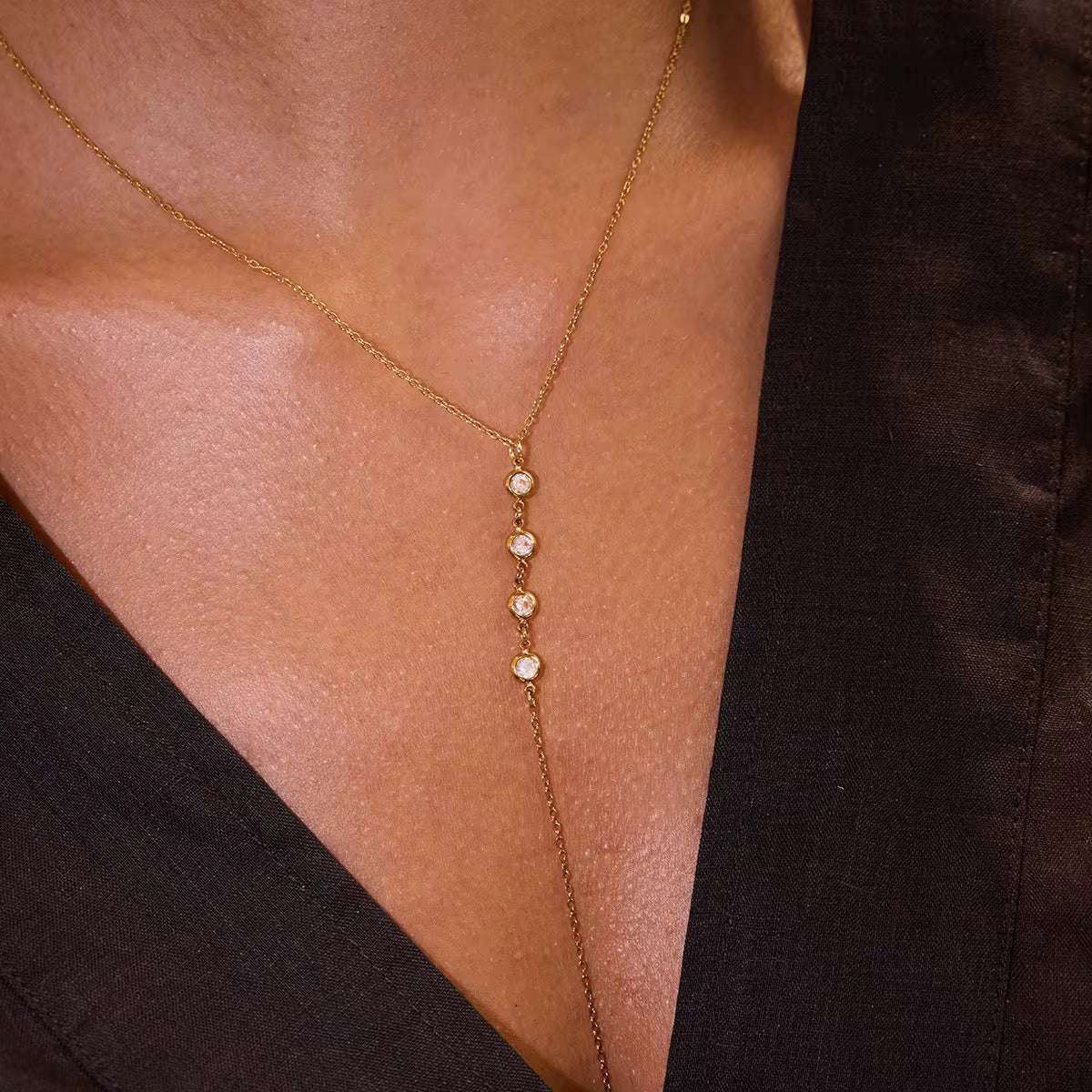 Crystal Drop Necklace