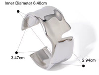 Abstract Silver Bracelet